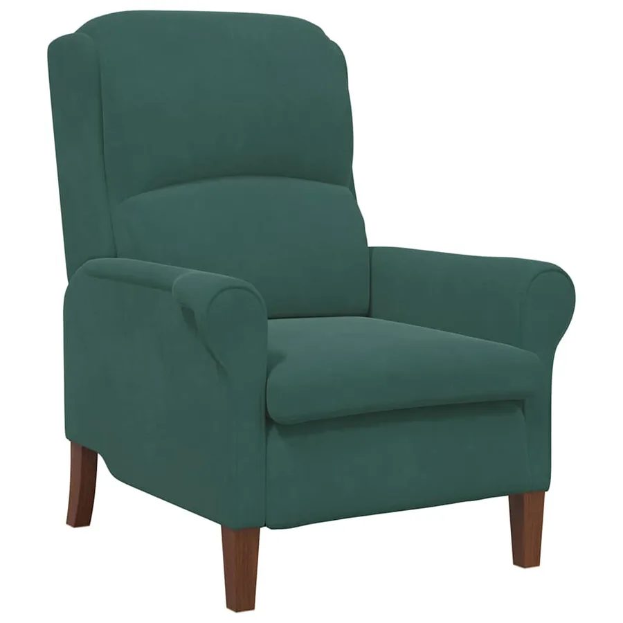 fauteuil Vert foncé Velours - 2