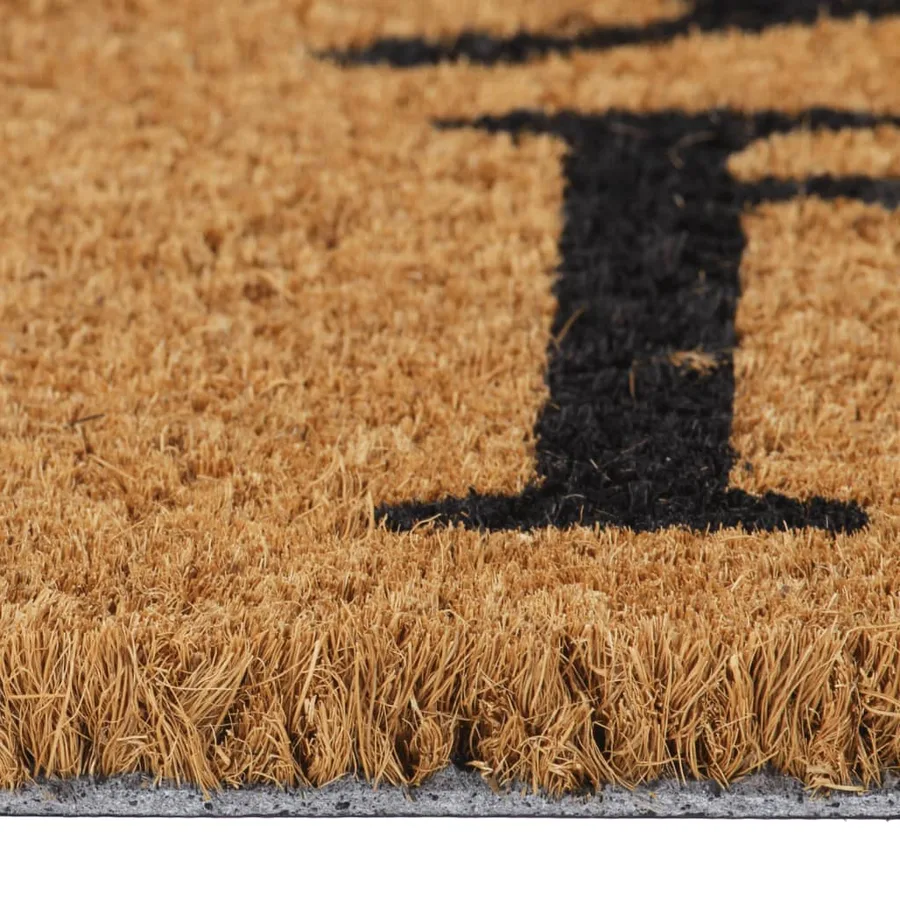 Tapis de porte naturel 40x60 cm fibre de coco touffeté - 4