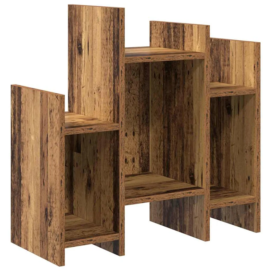 Meuble d'appoint Bois ancien 60 x 26 x 60 cm Bois d'ingénierie - 2