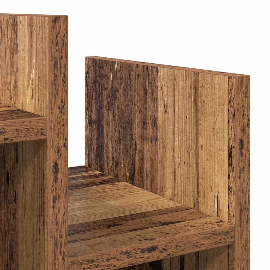 Meuble d'appoint Bois ancien 60 x 26 x 60 cm Bois d'ingénierie - 6