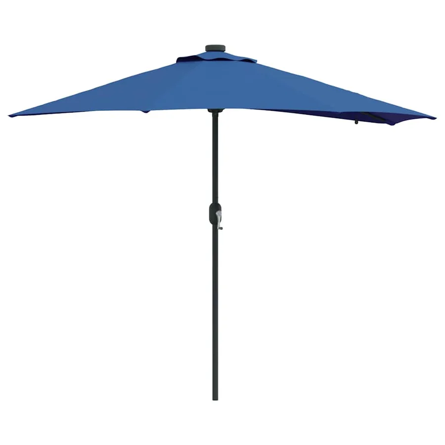 Parasol de jardin 294 x 150 x 223 cm Polyester et Acier Azur - 2