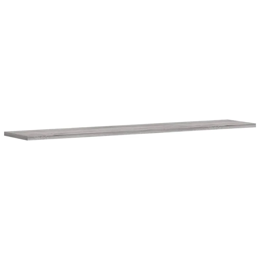 Étagères murales 4 pcs sonoma gris 100x20x1,5cm bois ingénierie - 4