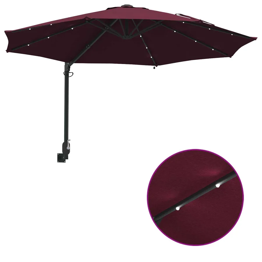 Parasol de jardin Bordeaux 248 x 248 x 148 cm - 10