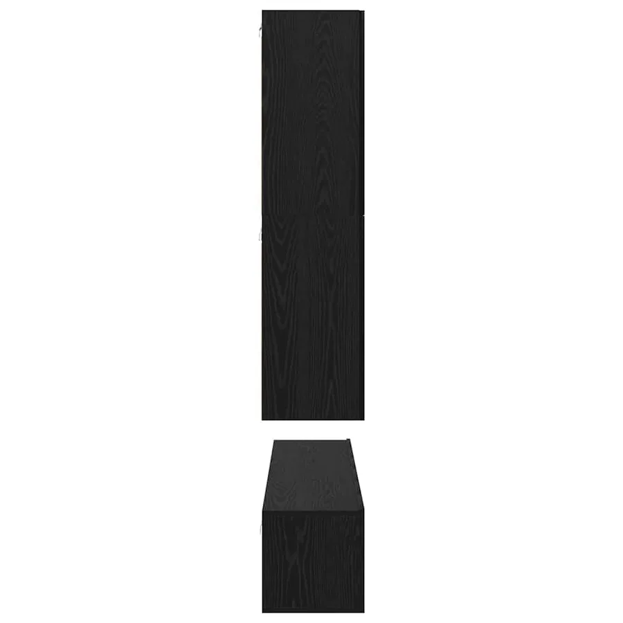 Ensemble meuble TV 8 pcs Chêne noir Bois d'ingénierie - 10