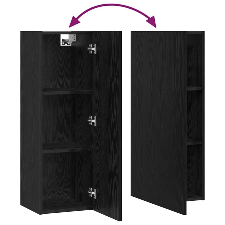 Ensemble meuble TV 8 pcs Chêne noir Bois d'ingénierie - 14