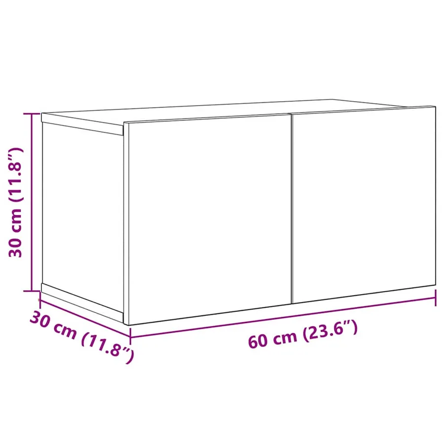 Ensemble meuble TV 6 pcs Chêne artisanal Bois d'ingénierie - 14