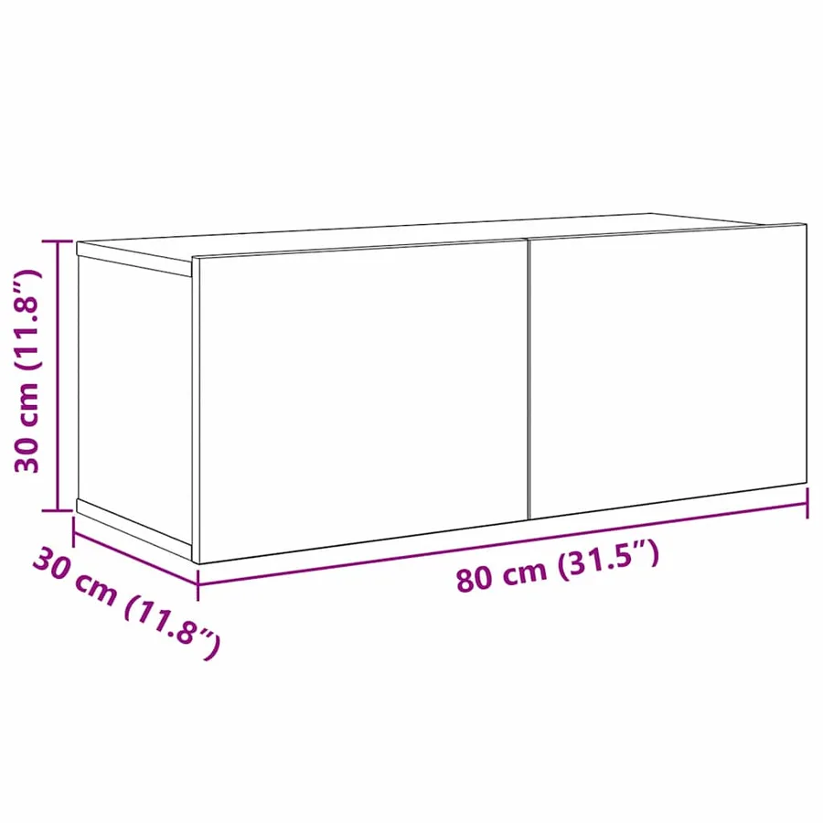 Ensemble meuble TV 6 pcs Chêne artisanal Bois d'ingénierie - 15