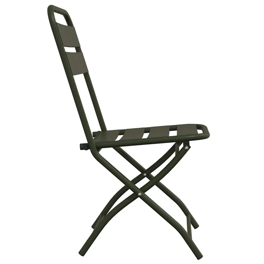 Chaise de jardin pliante 2 pcs Moutarde 42 x 52 x 82 cm - 19