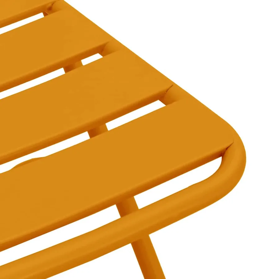 Chaise de jardin pliante 2 pcs Moutarde 42 x 52 x 82 cm - 8