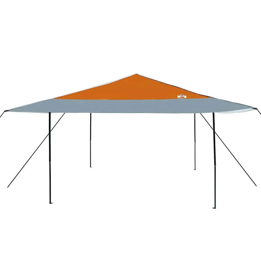 Tente à abri Orange 395 x 395 x 251 cm tissu - 5