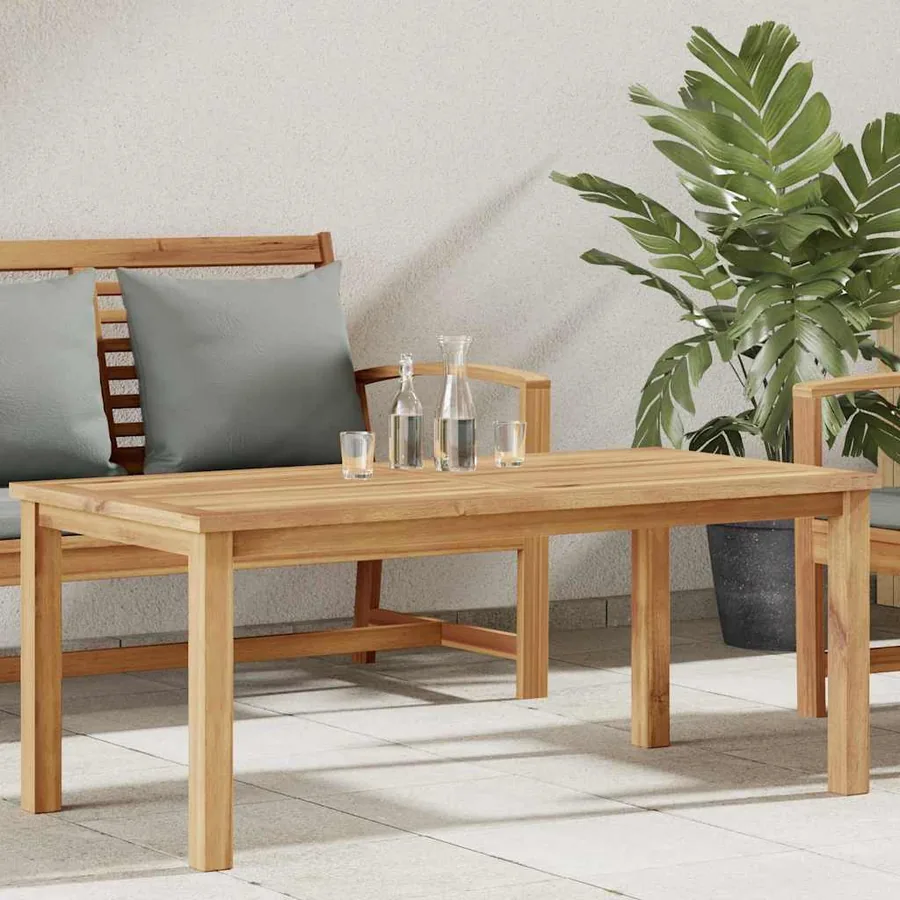 Table basse Marron 110 x 55 x 45 cm Bois de teck massif