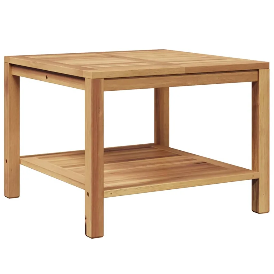 Table basse Marron 60 x 60 x 45 cm Bois de teck massif - 2