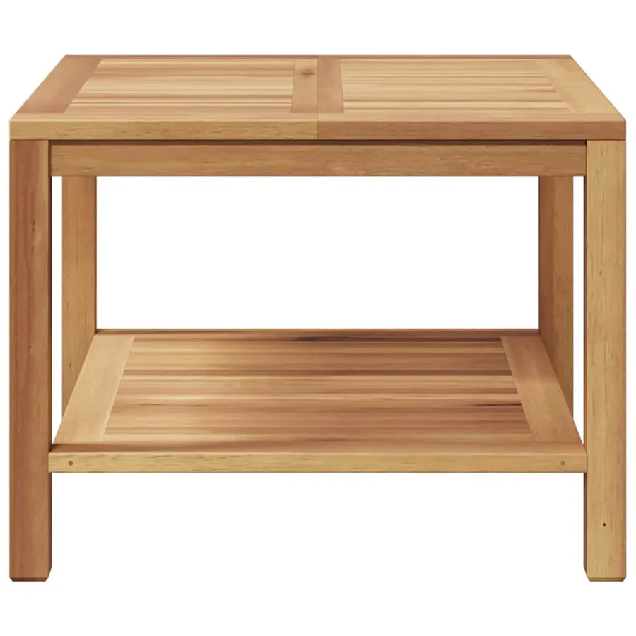 Table basse Marron 60 x 60 x 45 cm Bois de teck massif - 5