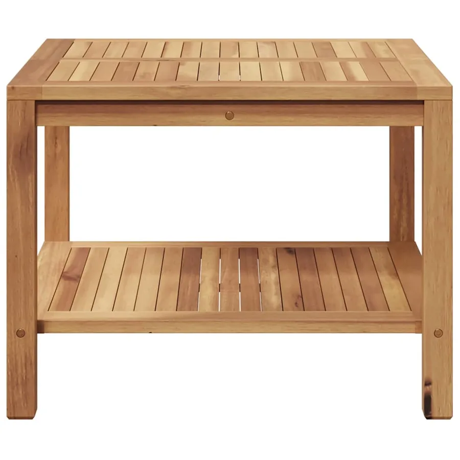 Table basse Marron 60 x 60 x 45 cm Bois de teck massif - 6