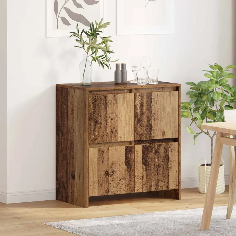 Buffet Bois ancien 70 x 41 x 75 cm Bois d'ingénierie - 4