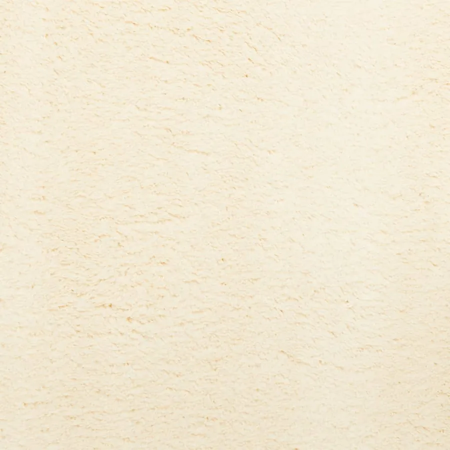 Tapis HUARTE à poils courts doux et lavable crème Ø 100 cm - 9