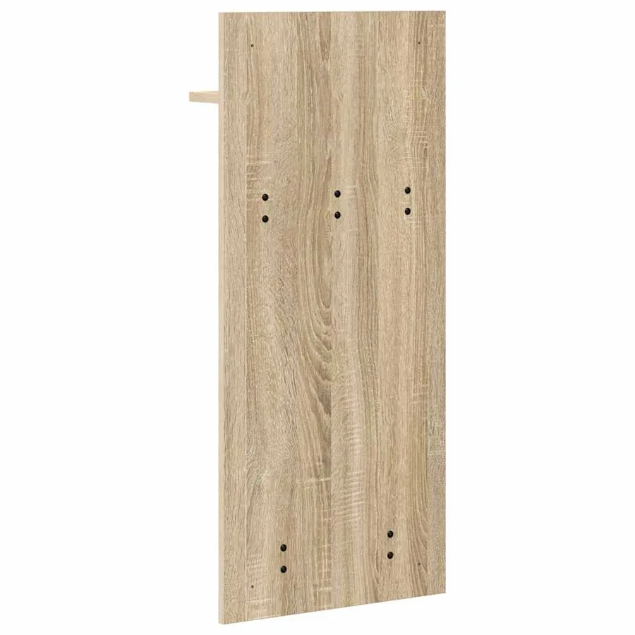 Porte-manteau mural avec étagère Chêne Sonoma 40 x 10 x 90 cm - 7