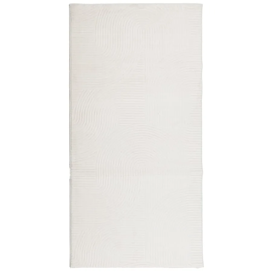 Tapis IZA poils courts style scandinave crème 100x200 cm - 2