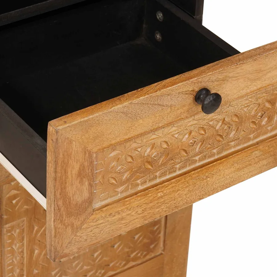 Ensemble de mobilier de salle de bain avec tiroir 3 pcs Marron - 12