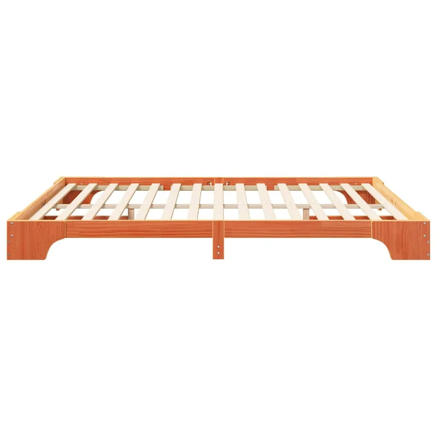 Cadre de lit Marron 180 x 220 cm Pin massif - 5