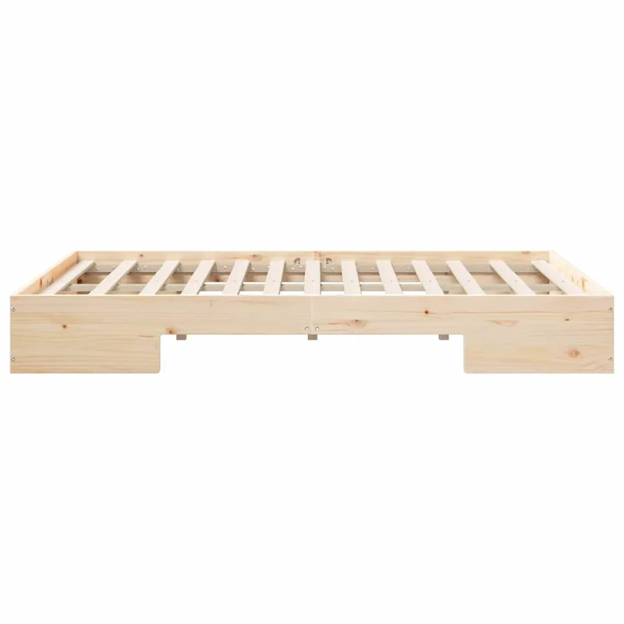 Cadre de lit Marron 140 x 190 cm - 6