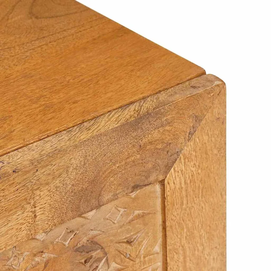 Unites TV Marron Clair 80 x 33 x 46 cm Bois d'ingénierie - 7