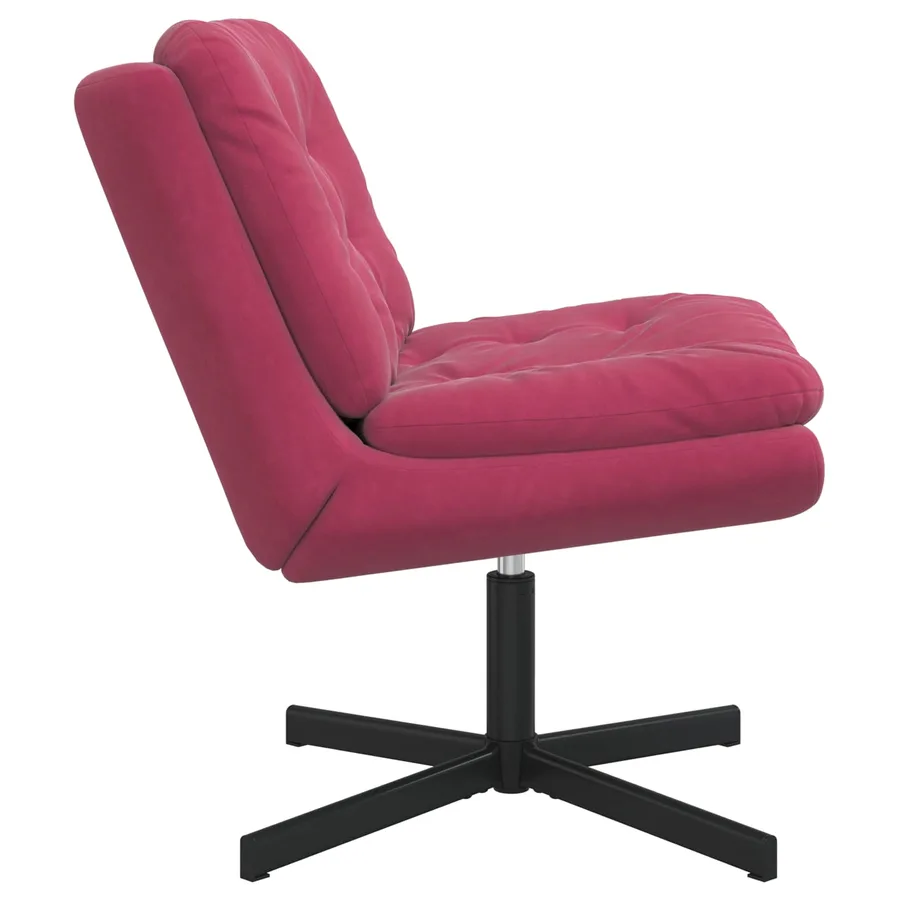 Fauteuil relaxant pivotant Bordeaux 63 x 75 x 76 cm Velours - 3