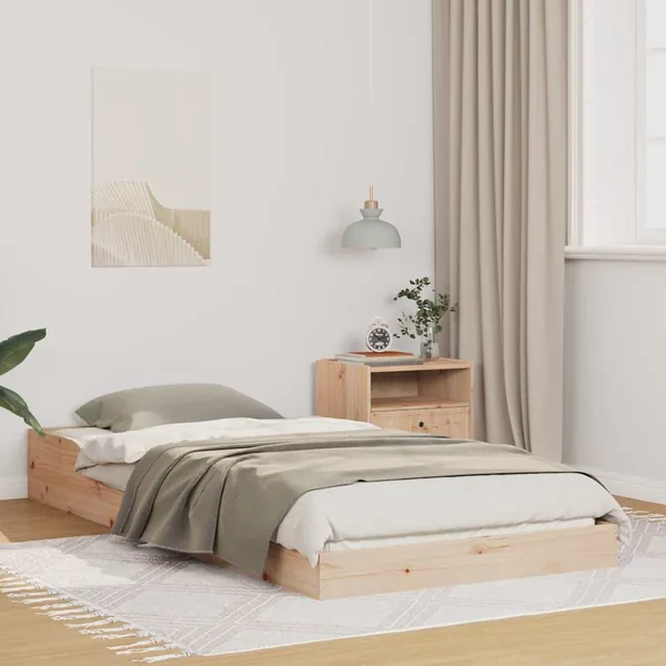 Cadre de lit Naturel 80 x 220 cm Pin massif