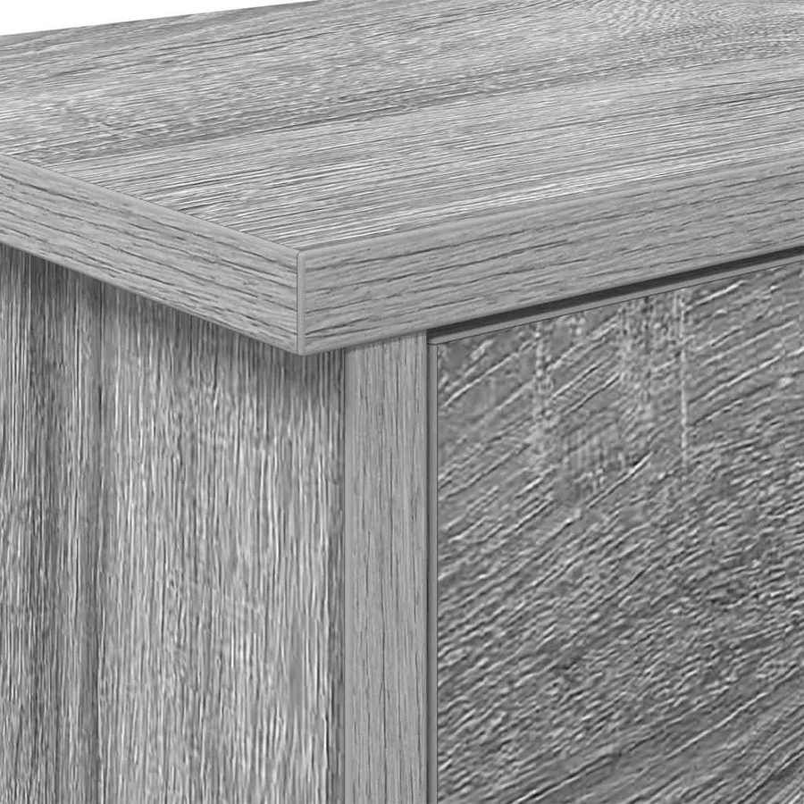 Porte-manteau mural avec étagère Gris Sonoma 50 x 20 x 30 cm - 9