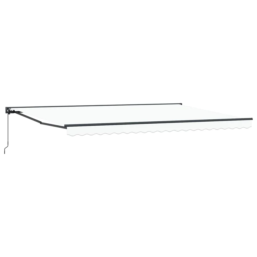 Cadre d'auvent Blanc 500 × 300 cm Polyester avec revêtement PU - 2