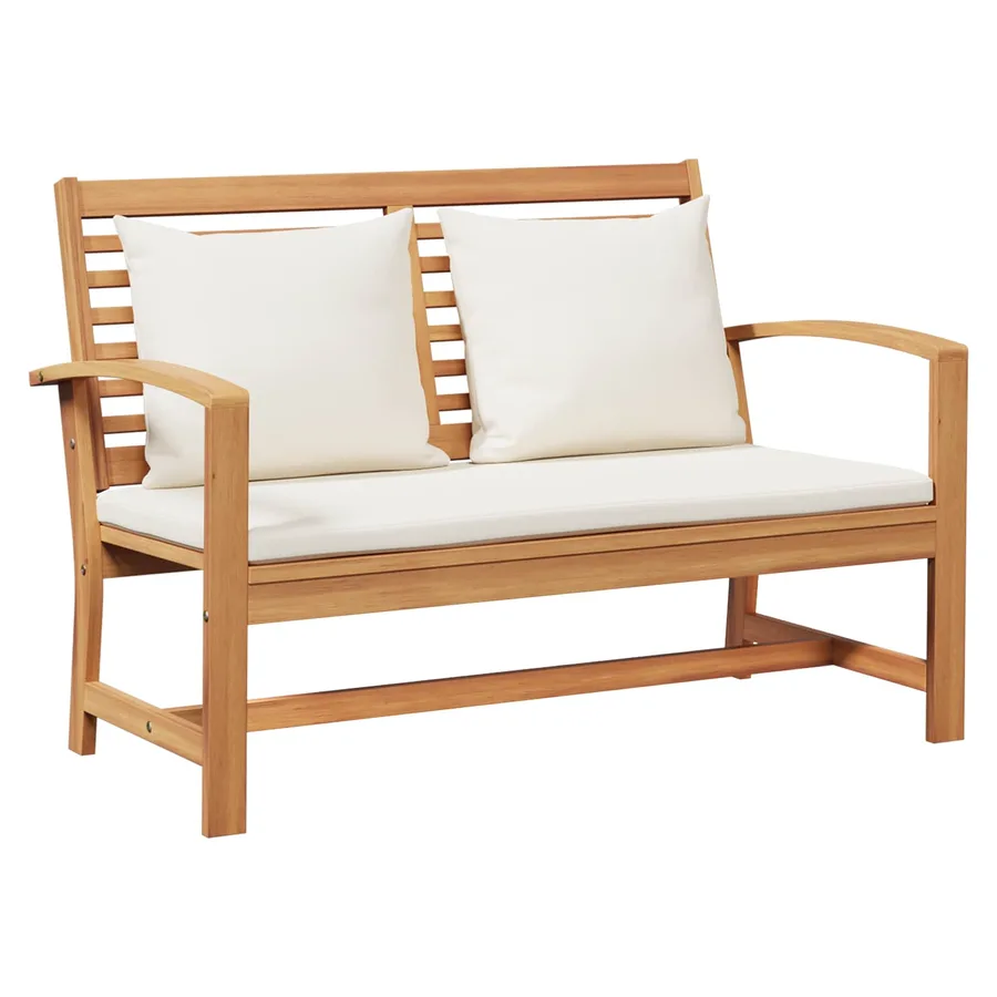 Ensemble de canapé de jardin 5 pcs Naturel Bois de teck massif - 5