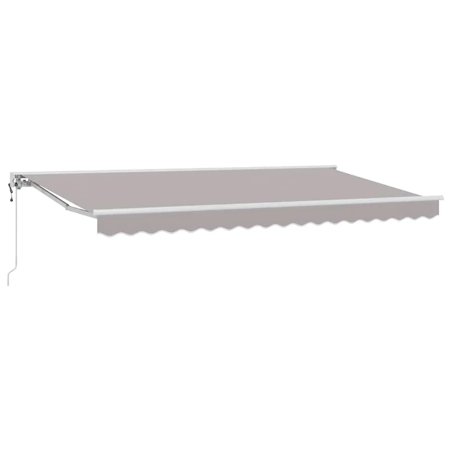 Cadre d'auvent Gris clair 400 x 200 cm - 2