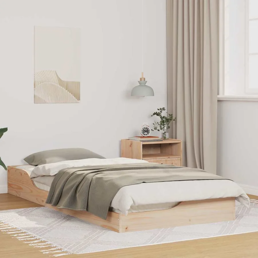 Cadre de lit Marron 80 x 200 cm Pin massif