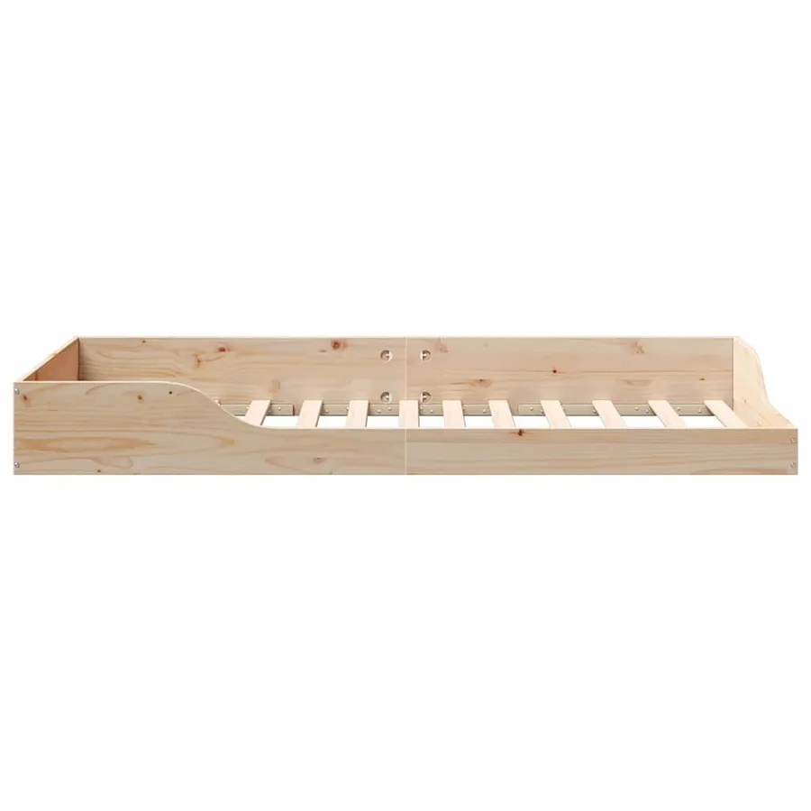 Cadre de lit Marron 80 x 200 cm Pin massif - 6
