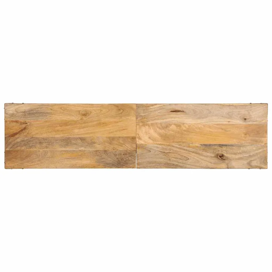 Table console 140x35x70 cm bois de manguier massif - 4