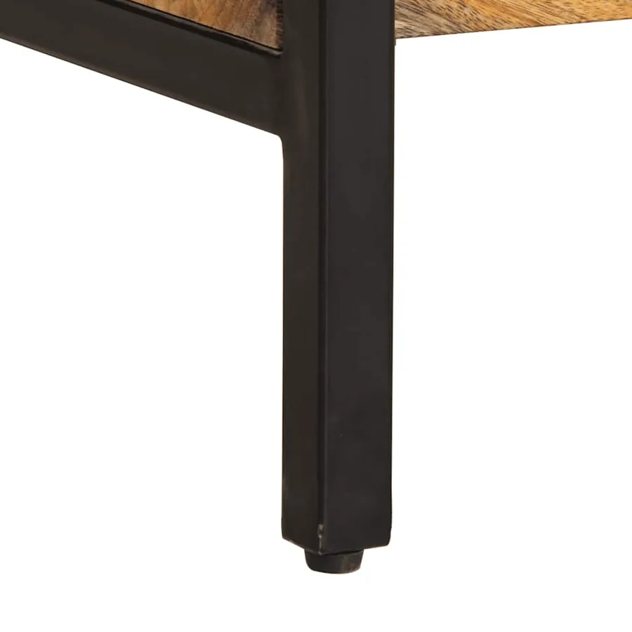 Table console 140x35x70 cm bois de manguier massif - 7