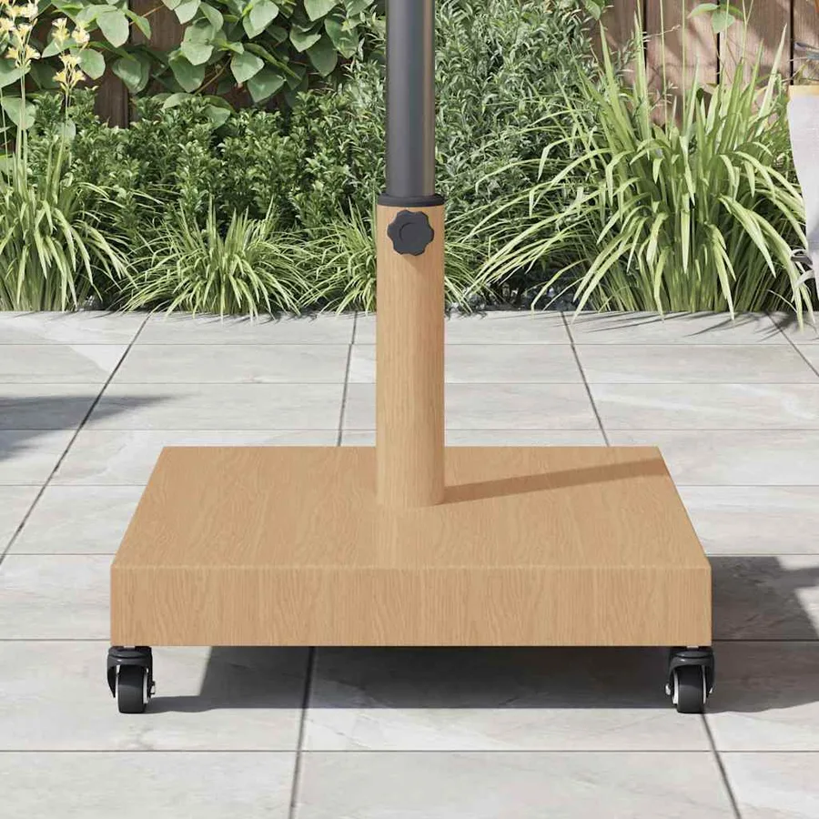 Pied de parasol Bois Clair 45 x 45 x 31,5 cm - 4