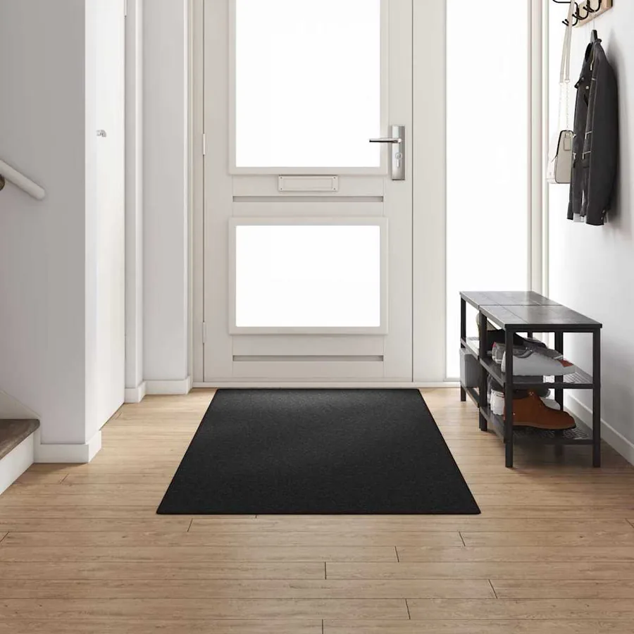 Tapis Couloir Anthracite 100 x 300 cm 100% Polypropylène