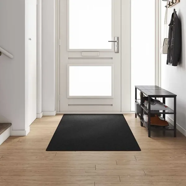 Tapis Couloir Anthracite 100 x 300 cm 100% Polypropylène