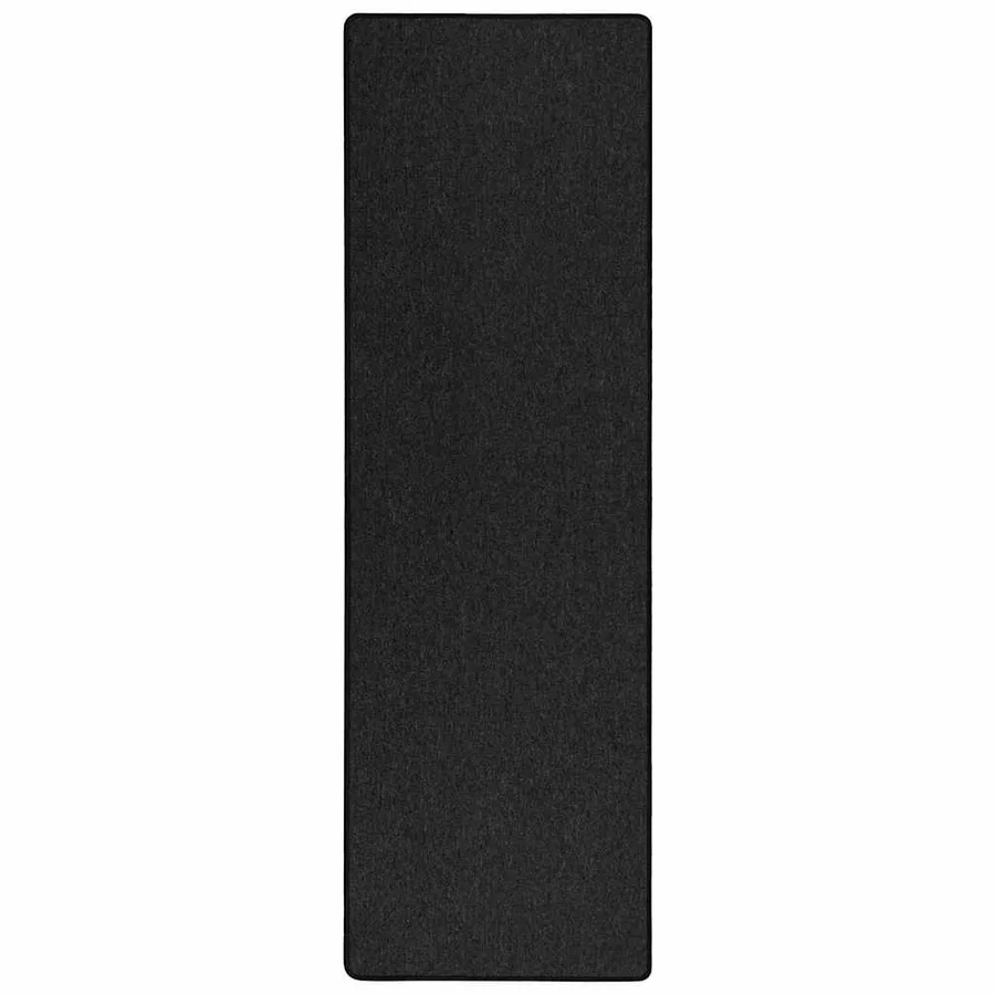 Tapis Couloir Anthracite 100 x 300 cm 100% Polypropylène - 2