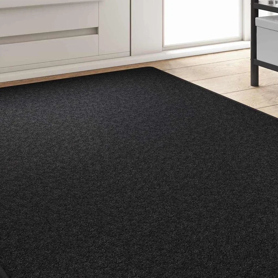 Tapis Couloir Anthracite 100 x 300 cm 100% Polypropylène - 3