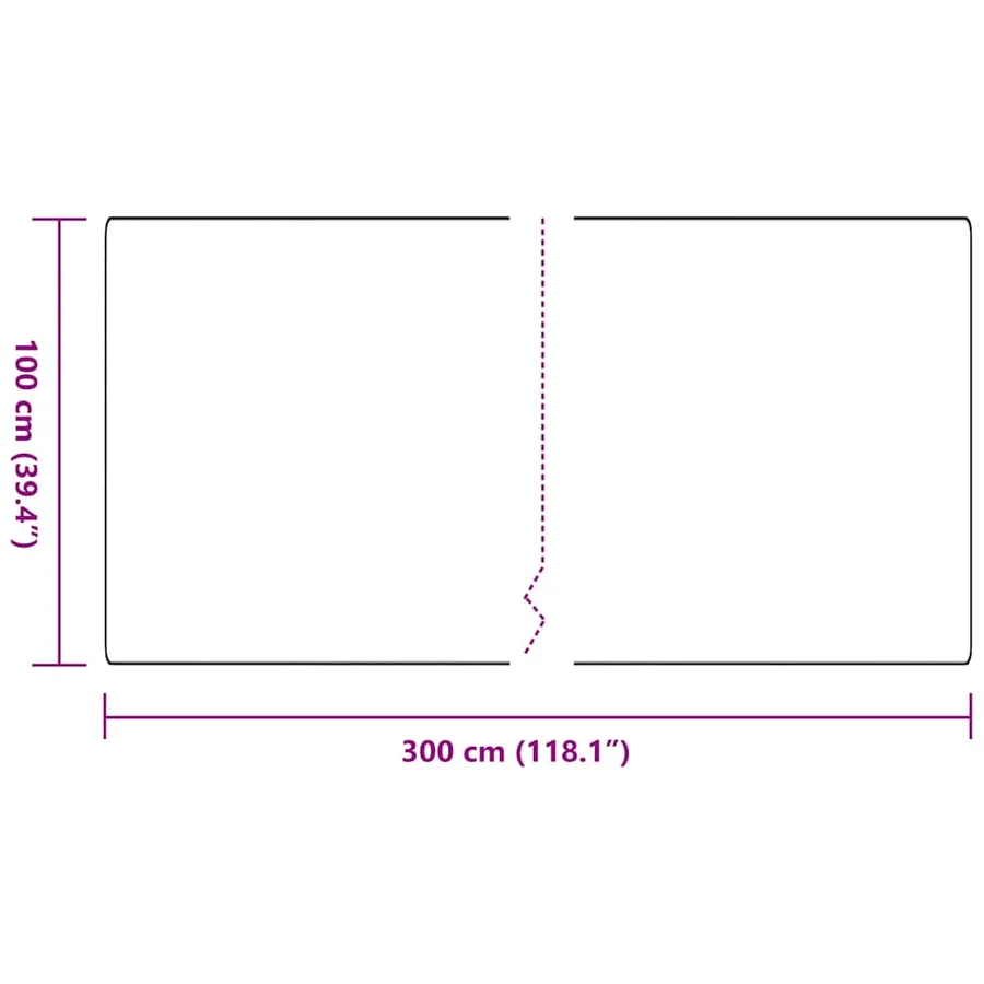 Tapis Couloir Anthracite 100 x 300 cm 100% Polypropylène - 8