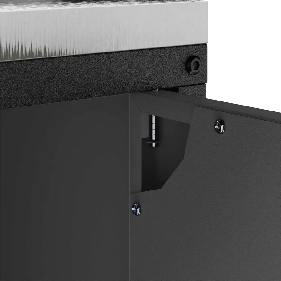 Rangement de cuisine HATTEM Noir 60 x 50 x 92 cm Acier - 8