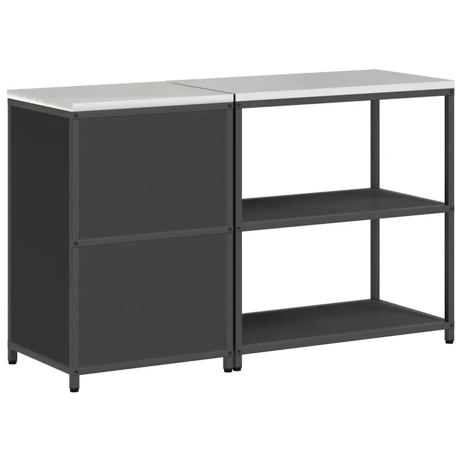 Ensemble de rangement cuisine HATTEM 2 pcs Noir - 11