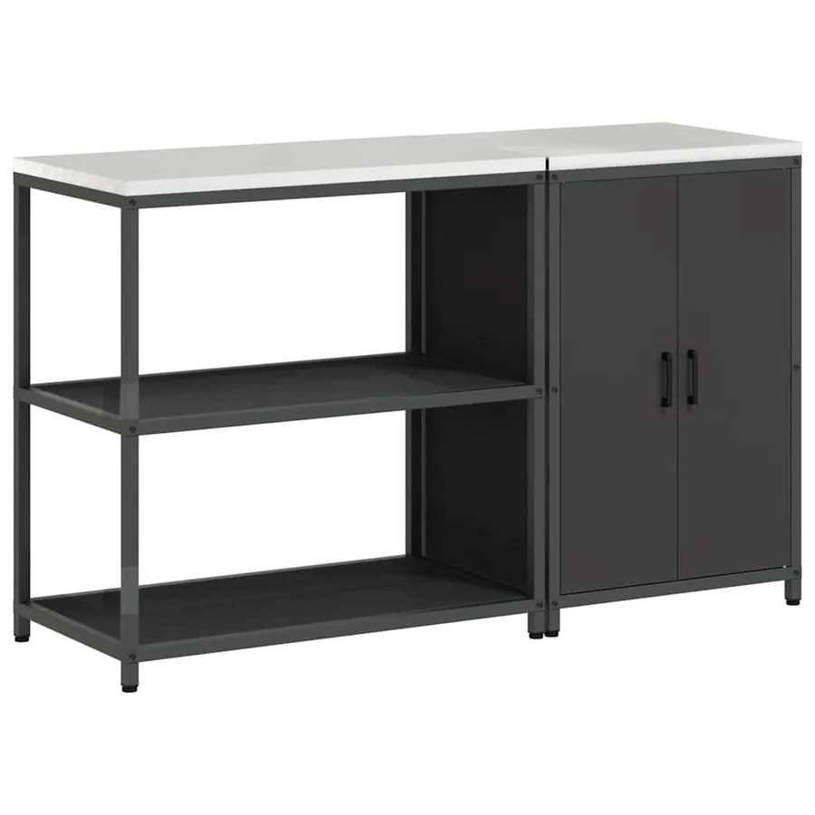 Ensemble de rangement cuisine HATTEM 2 pcs Noir - 2