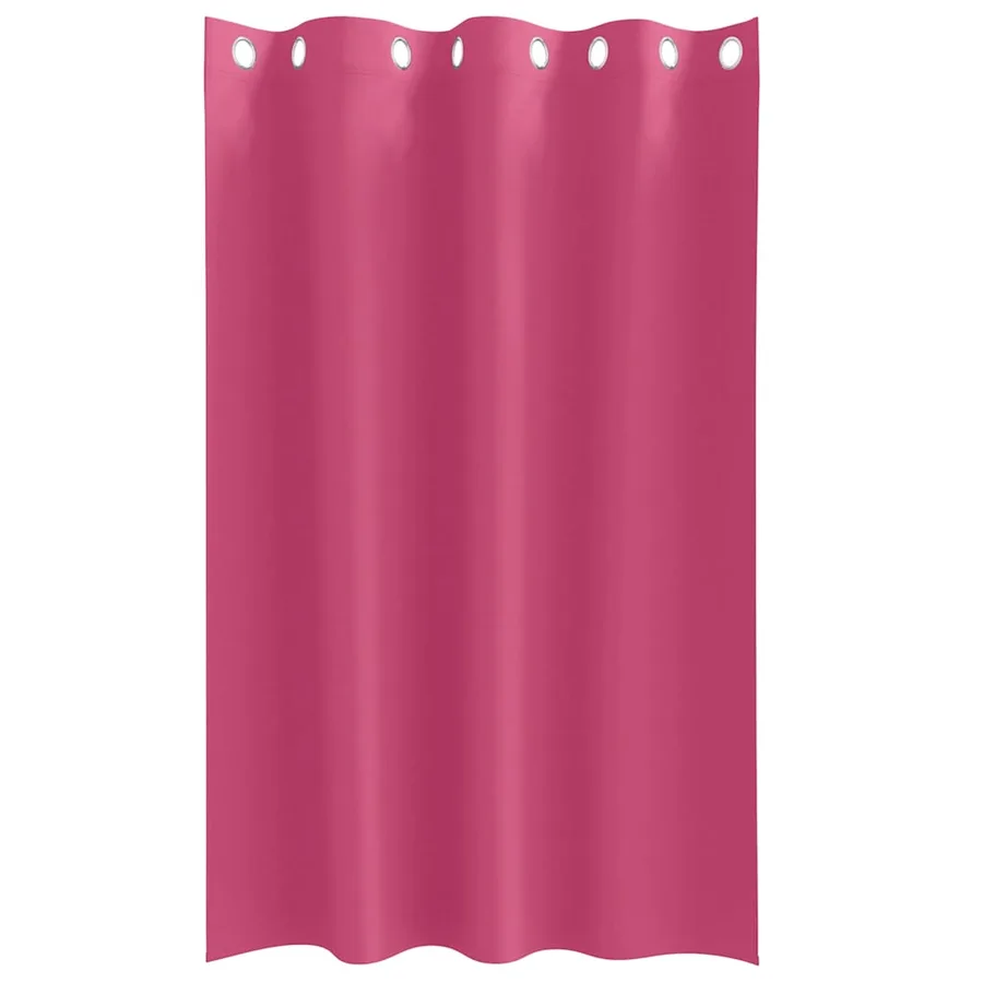 Rideaux occultants avec anneaux 2 pcs Rose vif 175 x 140 cm - 4
