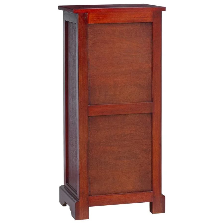 Commode Marron 45 x 35 x 100,5 cm Bois de Mahogany Massif - 7