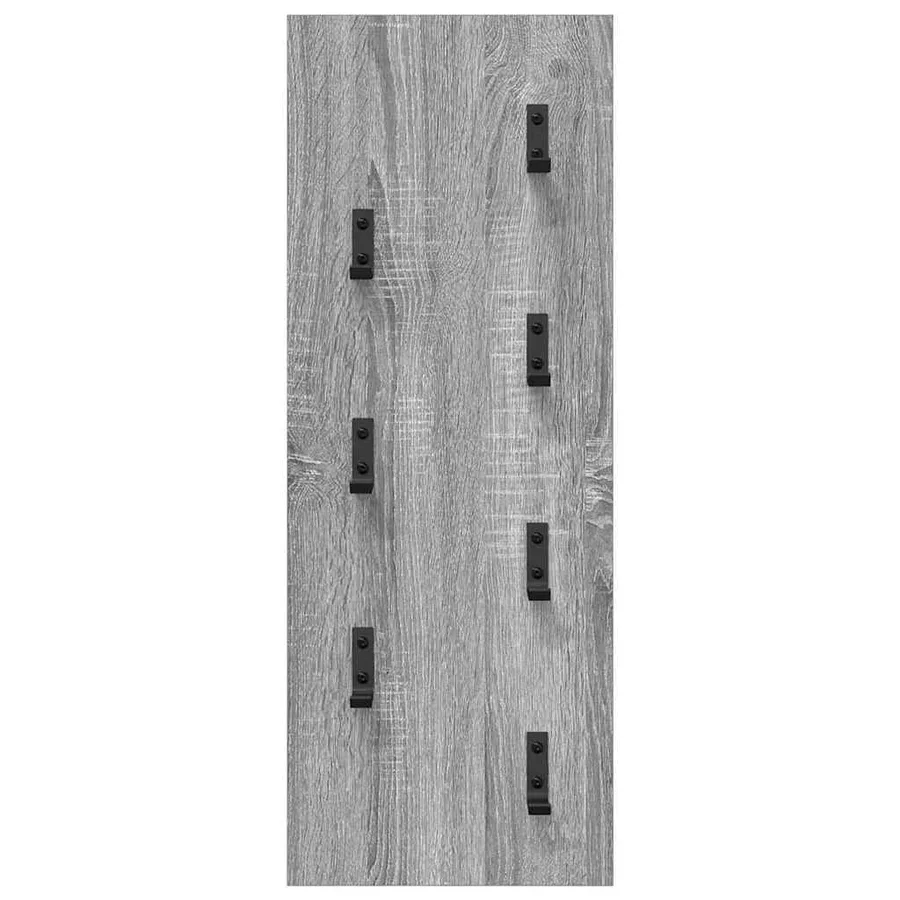 Porte-manteau mural Montage mural Gris Sonoma 30 x 1,5 x 80 cm - 5