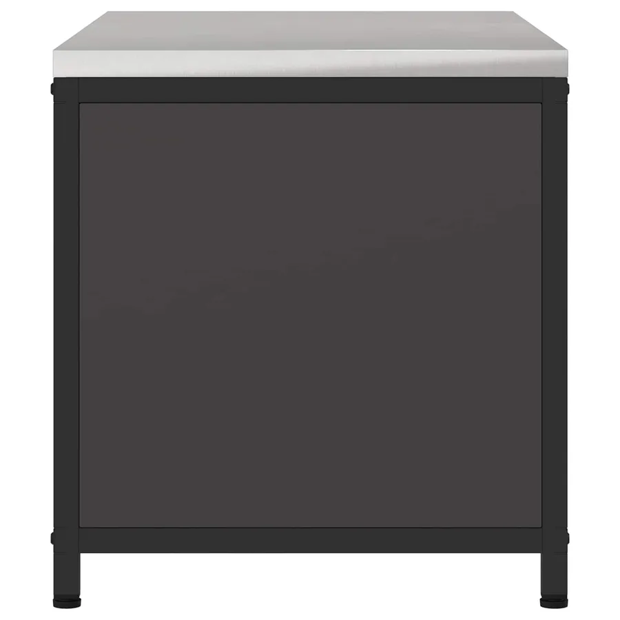 Rangement de cuisine HATTEM Noir 90 x 50 x 53 cm Acier - 8