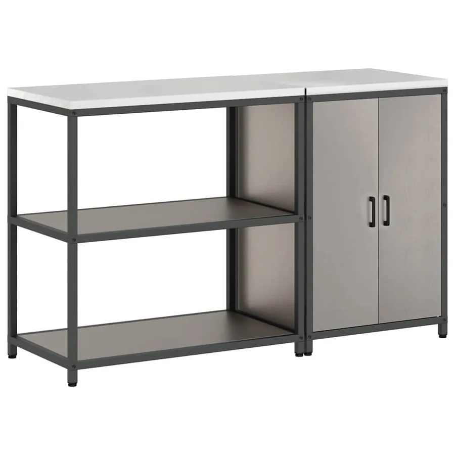 Ensemble de rangement cuisine HATTEM 2 pcs Rouillé Acier - 9